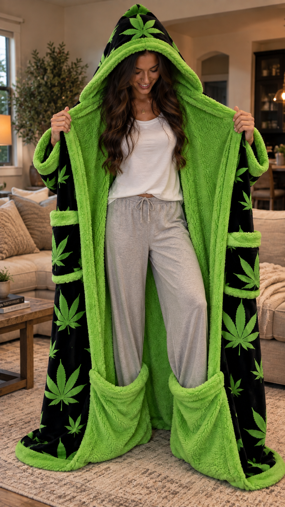 The Leaf Cozy™ Heated Robe