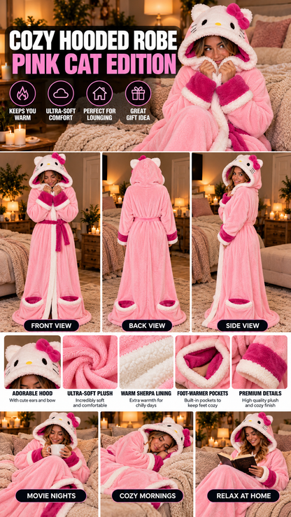 Kitty Cozy™ – Hooded Robe
