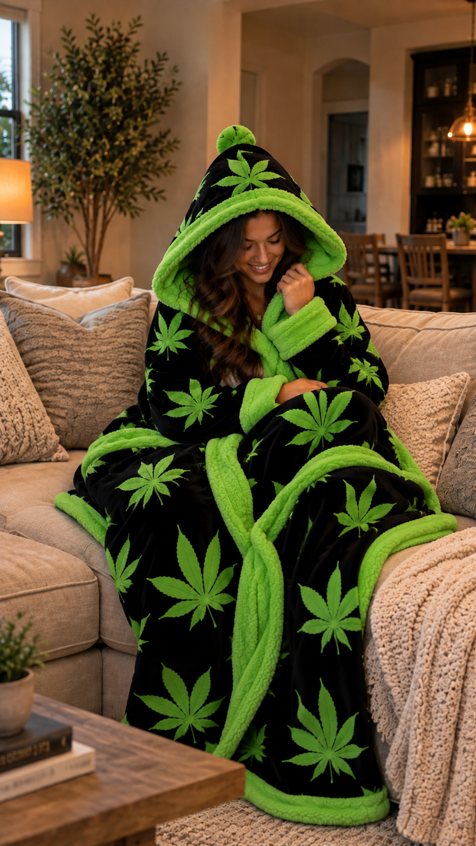 The Leaf Cozy™ Heated Robe