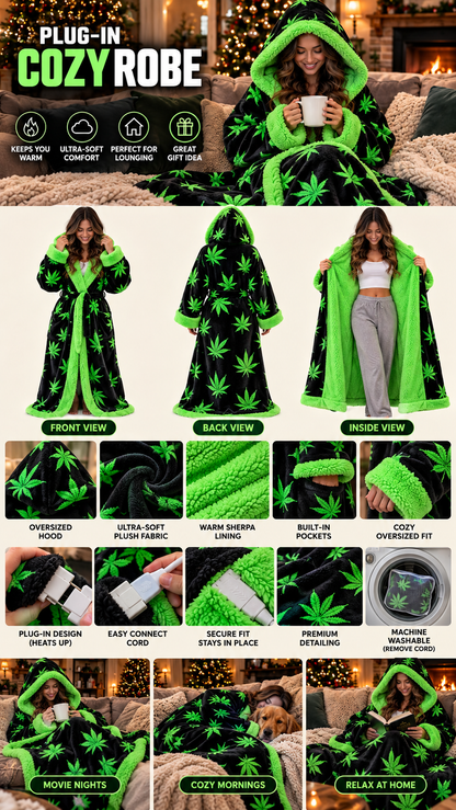 The Leaf Cozy™ Heated Robe