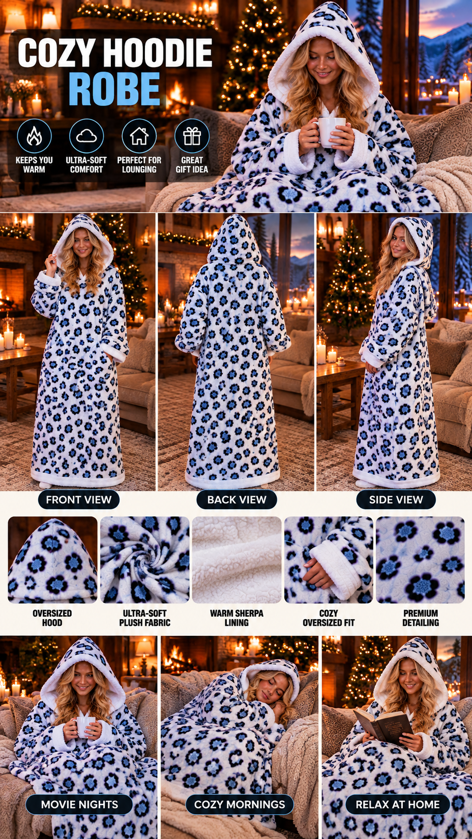 Leopard Cozy™️ Premium Robe